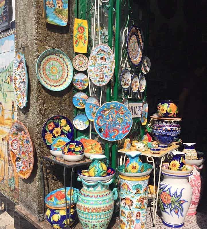 ceramique de vietri souvenir naples