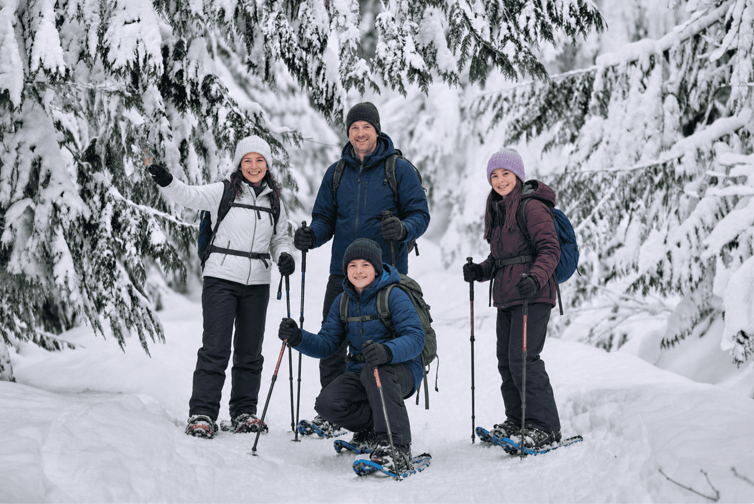partir faire des raquettes en famille : l'activité ultime en hiver au Canada