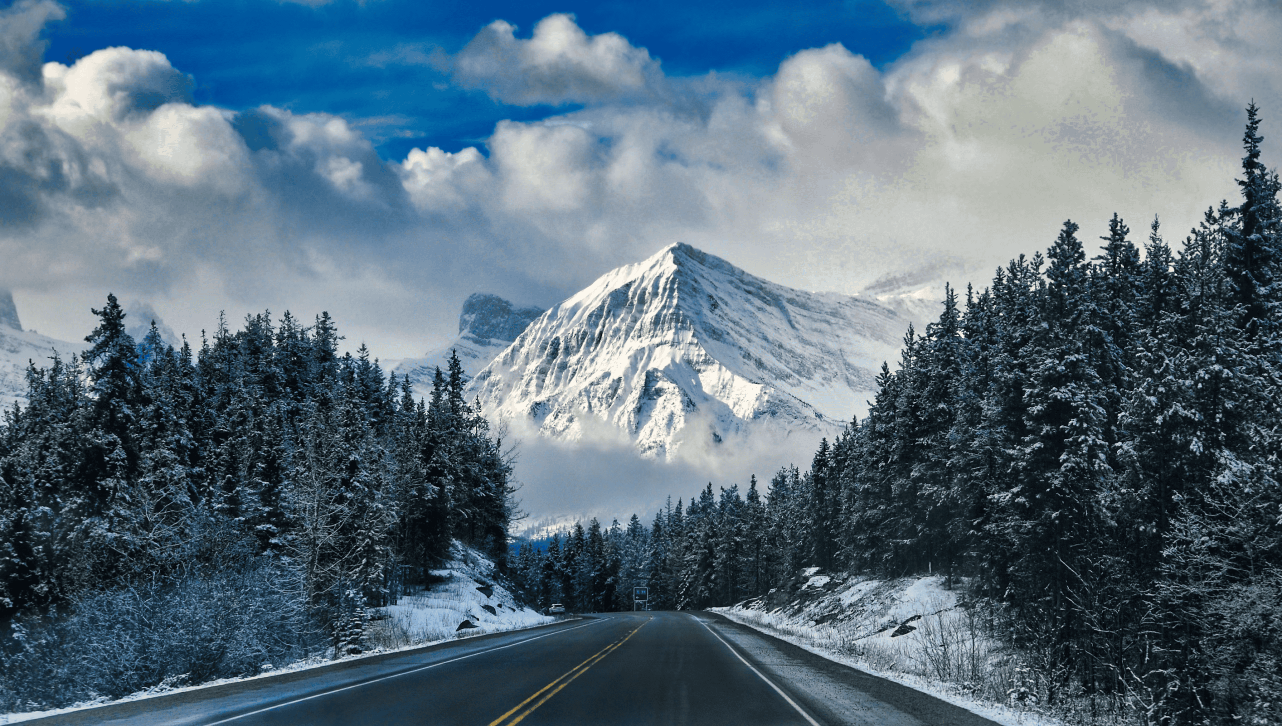 Prudence sur les routes en hiver au Canada