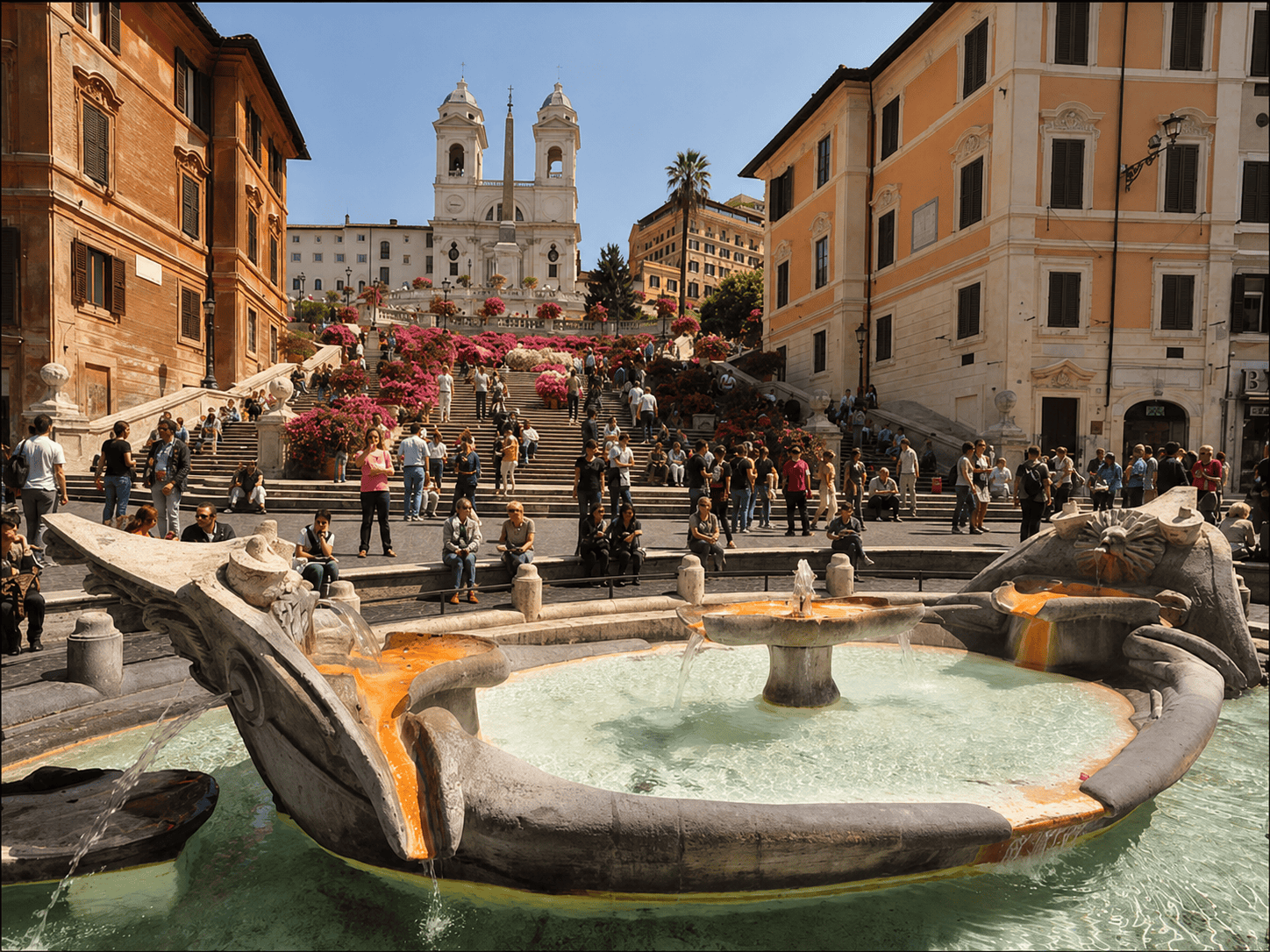Plaza Espana à Rome