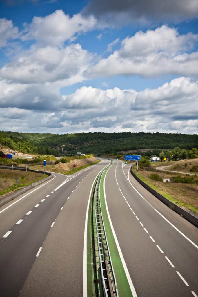 highway through france at summer time 2026 03 17 09 00 34 utc