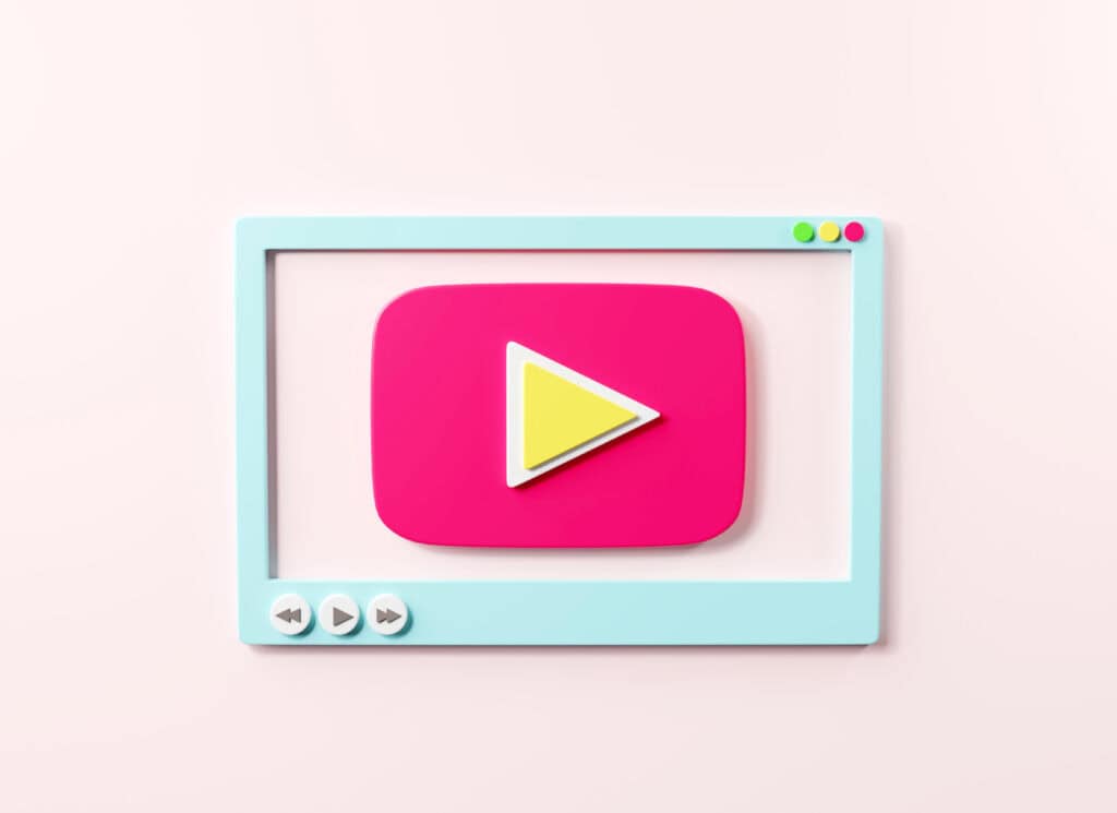 pink play button on an internet browser mockup 2026 09 24 07 38 49 utc