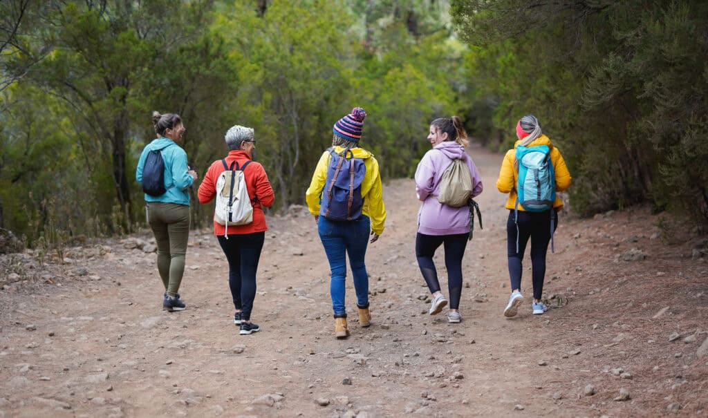 women exploring wilderness trail hiking on holiday 2026 09 22 11 35 22 utc